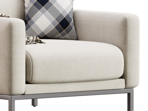 Armchair C207 3D 모델