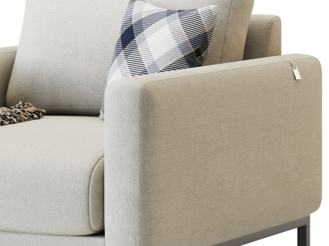 Armchair C207 3D 모델