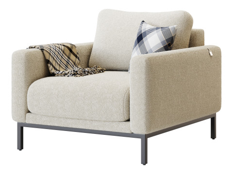 Armchair C207 3D 모델