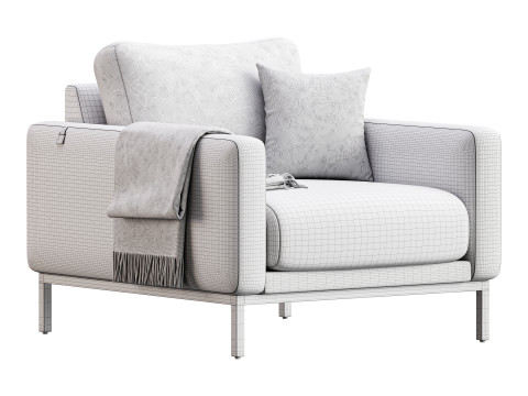 Armchair C207 3D 모델