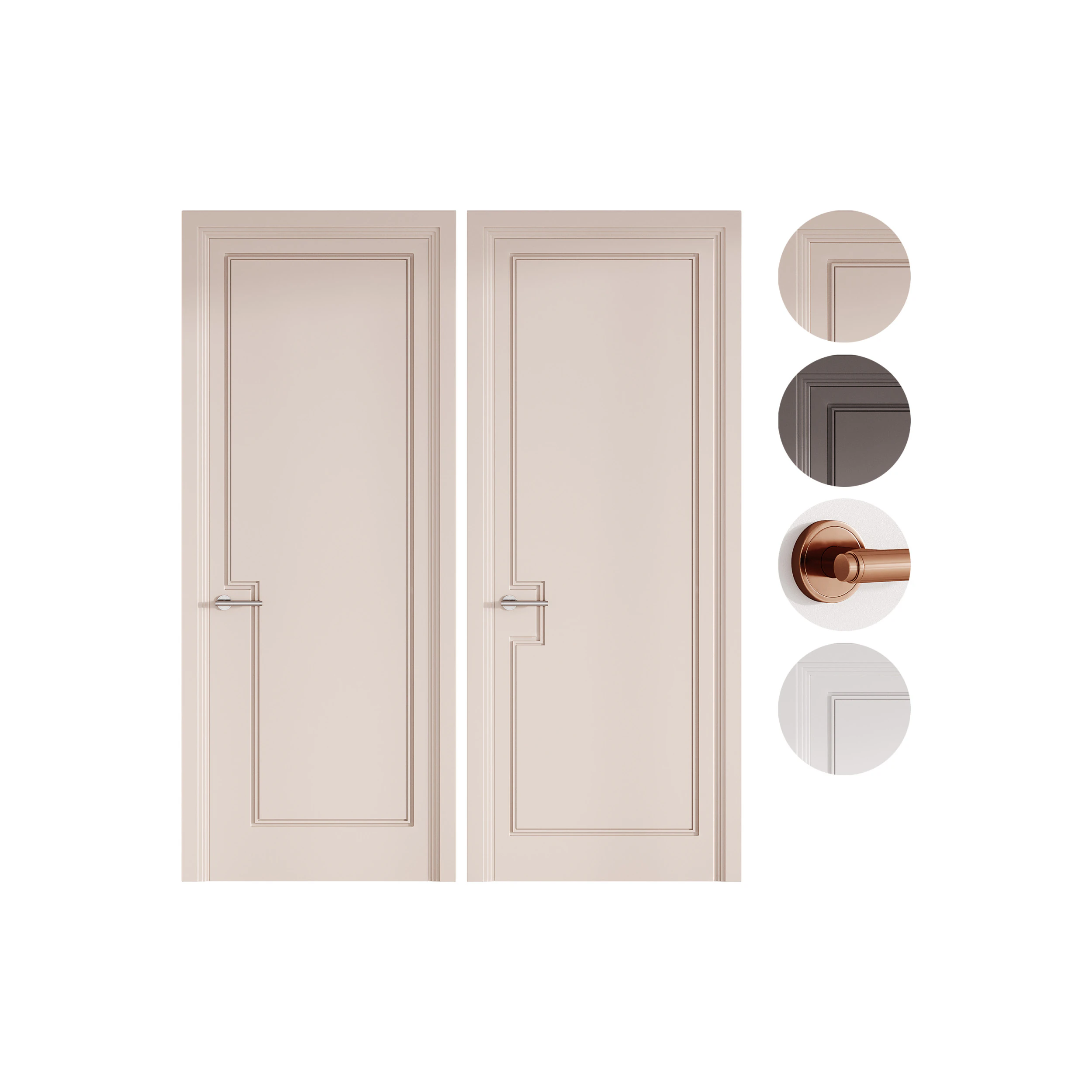 Arno 6 door 3D Model .c4d .max .obj .3ds .fbx .stl .blend 