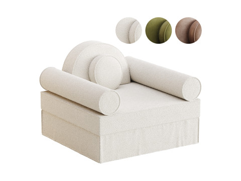 BADINAGE 01 ARMCHAIR Modello 3D