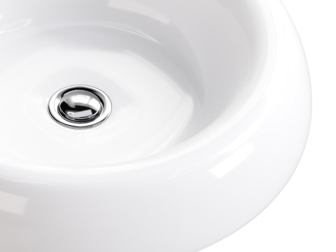 Bathroom Vessel Sink White Porcelain Tranquility 3D-Modell