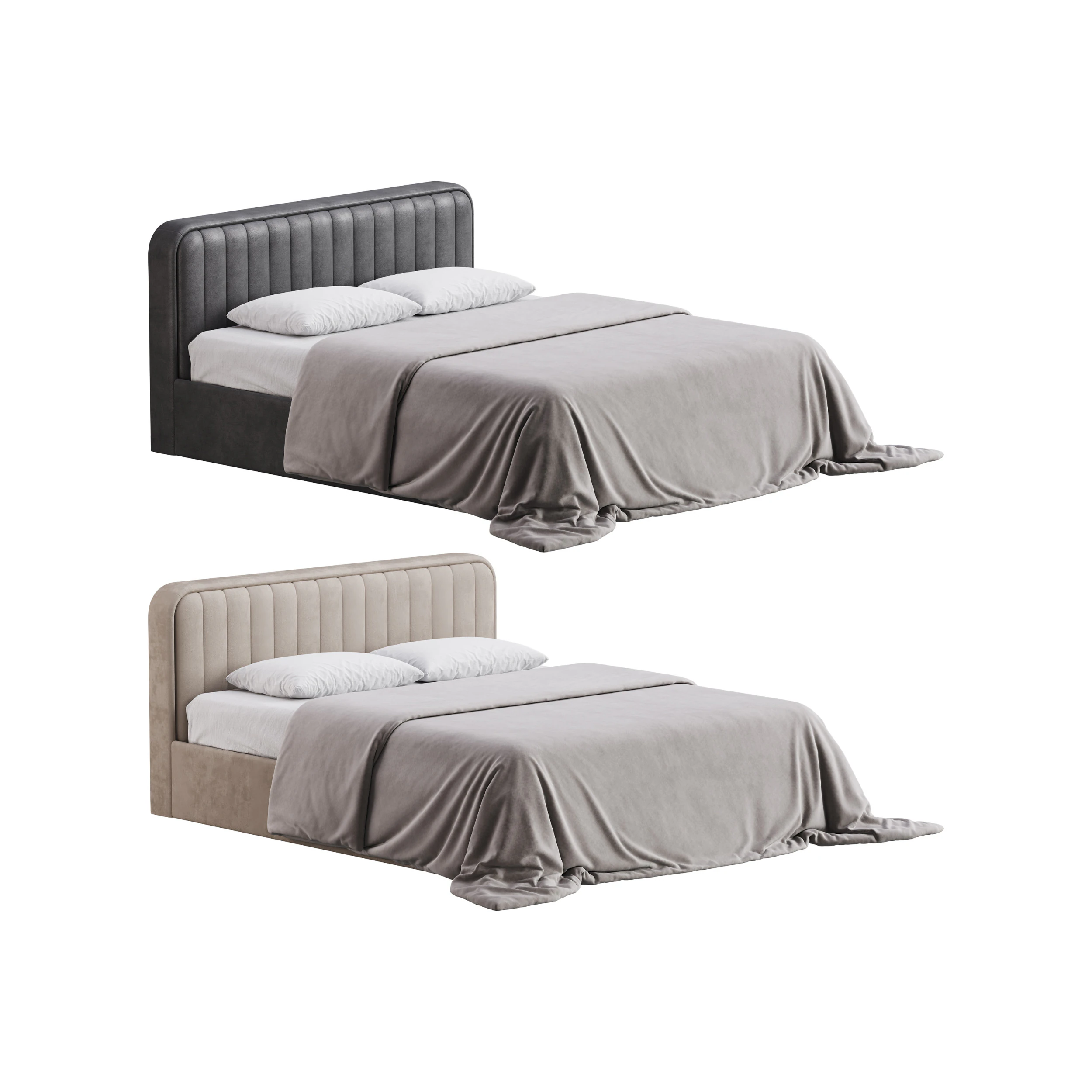 Bed K53 3D Model .c4d .max .obj .3ds .fbx .stl .blend 