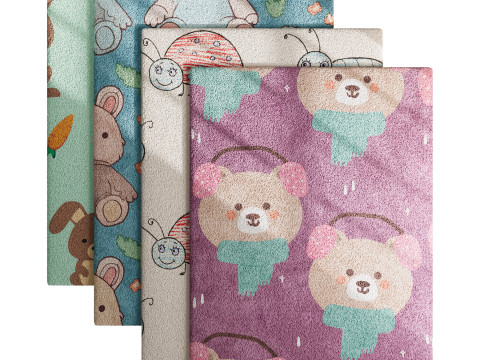 Carpet for childrens room 3D 모델