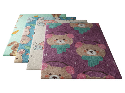 Carpet for childrens room 3D 모델