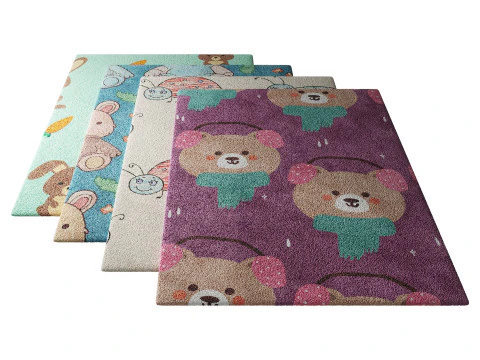 Carpet for childrens room 3D Model