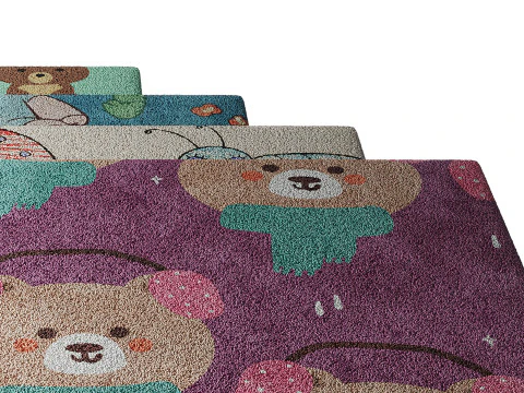 Carpet for childrens room 3D Model