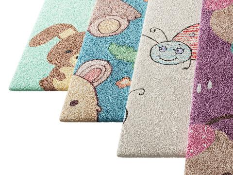 Carpet for childrens room 3D 모델