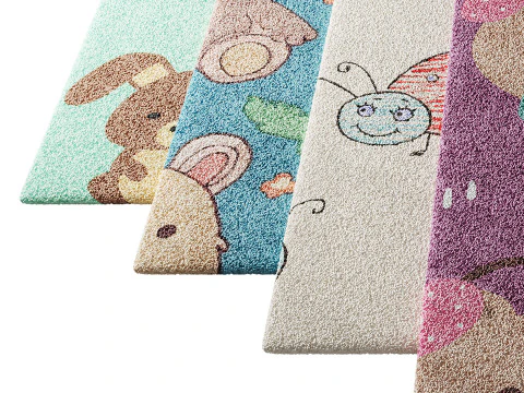 Carpet for childrens room 3D Model