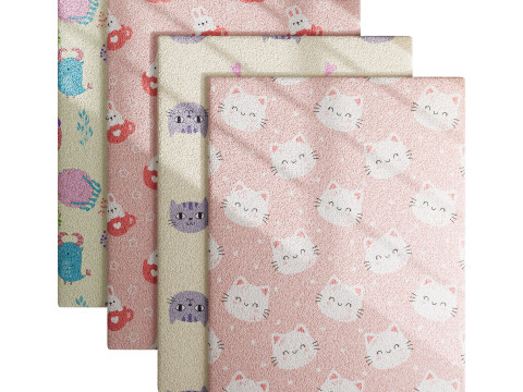 Carpet for childrens room set 2 3D Модель