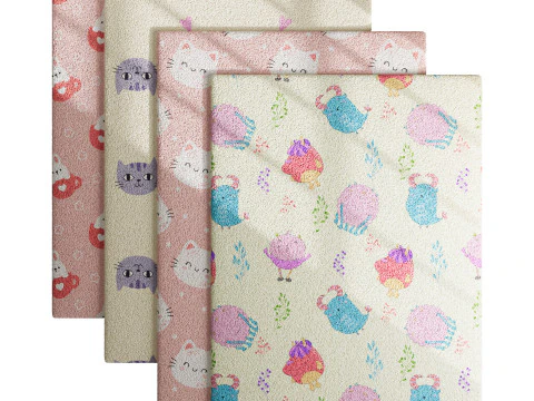Carpet for childrens room set 2 3D Model
