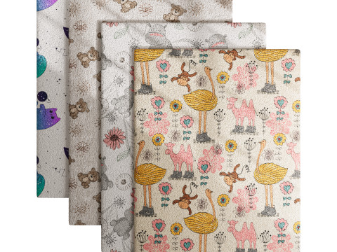 Carpet for childrens room set 3 3D Model