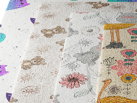 Carpet for childrens room set 3 3D Model