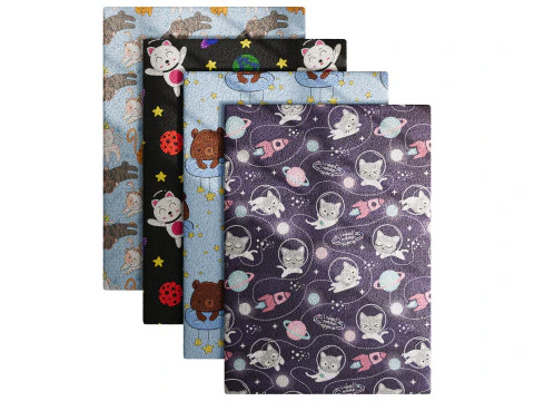 Dywan do pokoju dziecięcego zestaw 4 Model 3D