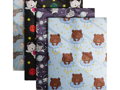 Carpet for childrens room set 4 3D Модель