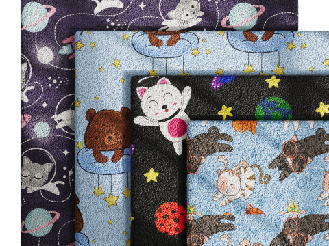 Carpet for childrens room set 4 3D Модель