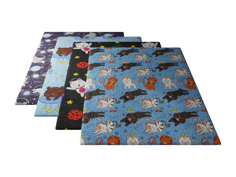 Carpet for childrens room set 4 3D Model