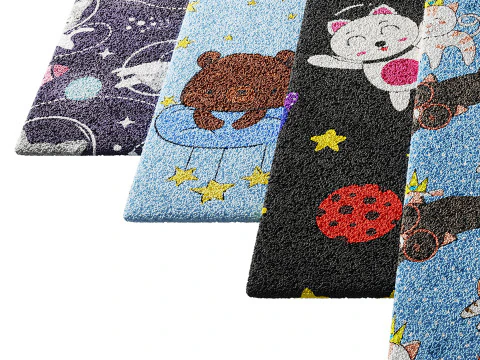 Carpet for childrens room set 4 3D Model