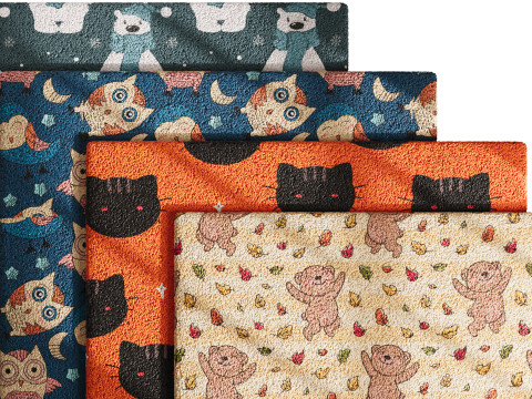 Carpet for childrens room set 5 Modelo 3D