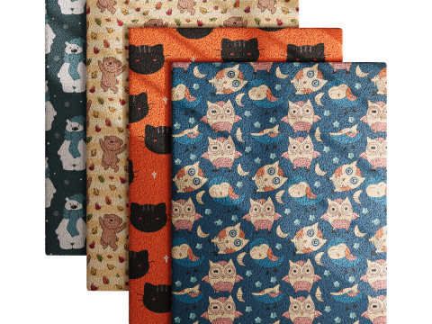 Carpet for childrens room set 5 Modelo 3D
