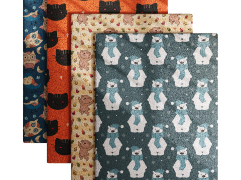 Carpet for childrens room set 5 Modelo 3D