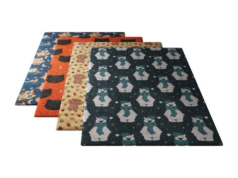Carpet for childrens room set 5 Modelo 3D