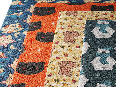 Carpet for childrens room set 5 Modelo 3D