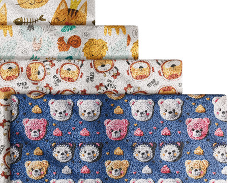 Carpet for childrens room set 6 Modelo 3D