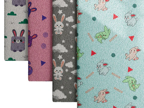 Carpet for childrens room set 7 3D Model