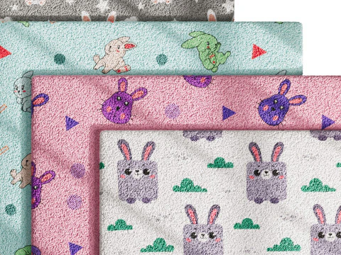 Carpet for childrens room set 7 3D Model