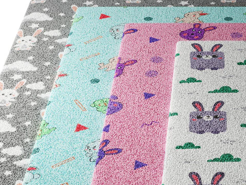 Carpet for childrens room set 7 3D Model