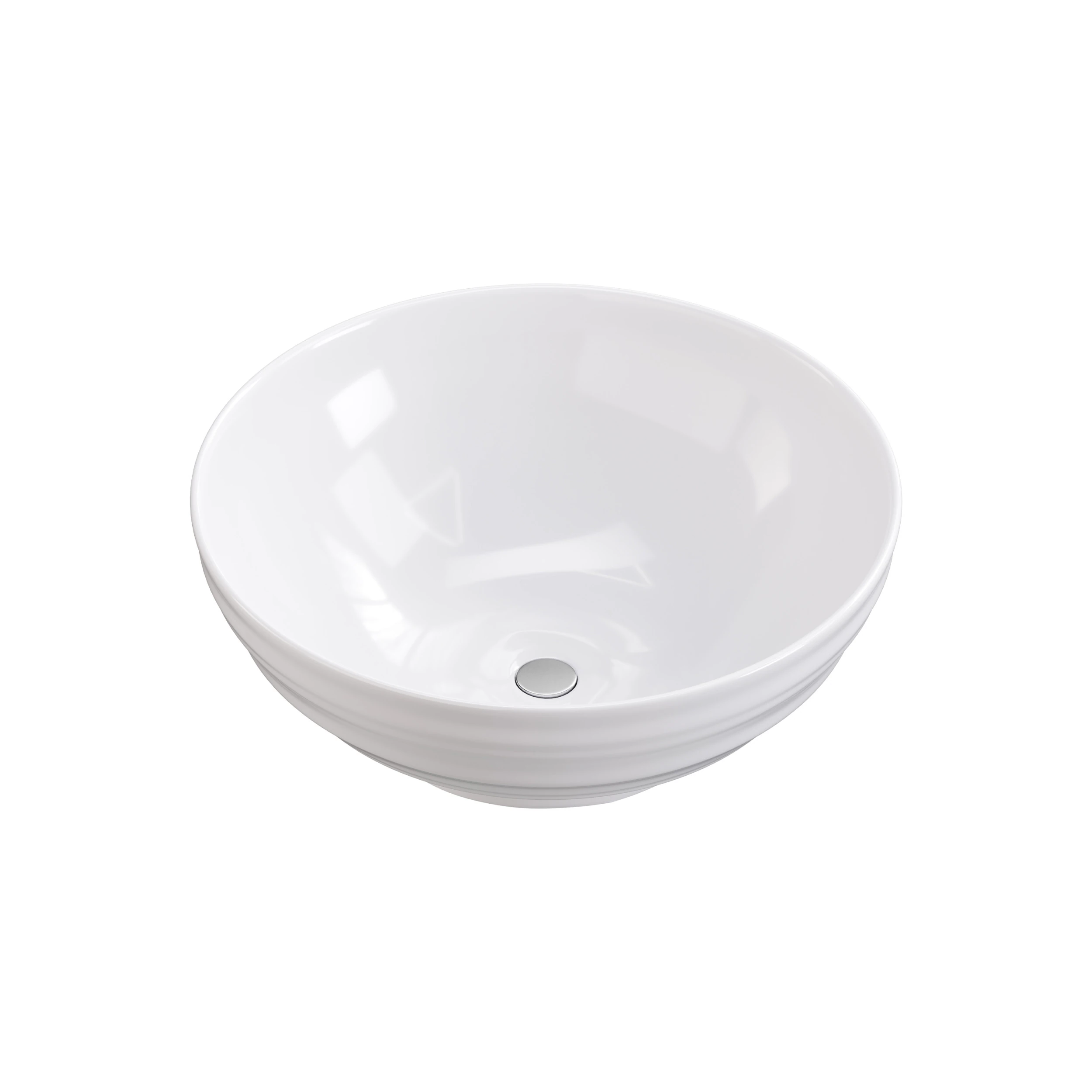Cassini Round Bathroom 3D Model .c4d .max .obj .3ds .fbx .stl .blend