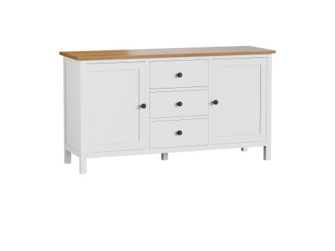 Chest of drawers 3 drawers and 2 doors Terek 3D Model