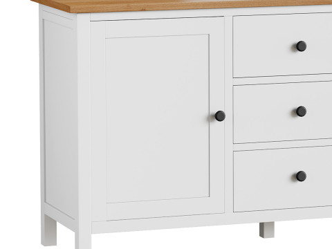 Chest of drawers 3 drawers and 2 doors Terek 3D Модель
