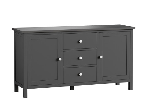 Chest of drawers 3 drawers and 2 doors Terek 3D Модель