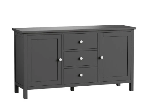 Chest of drawers 3 drawers and 2 doors Terek 3D Model