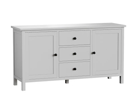Chest of drawers 3 drawers and 2 doors Terek 3D Model
