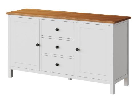 Chest of drawers 3 drawers and 2 doors Terek 3D Модель