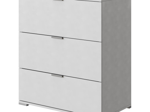 Chest of Drawers Shelving-4 Sand Model 3D