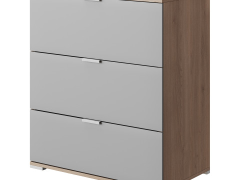 Chest of Drawers Shelving-4 Sand Model 3D