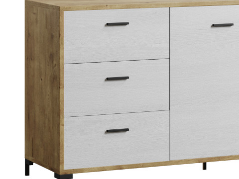 Cleveland 1 Wood Cabinet 3D Model
