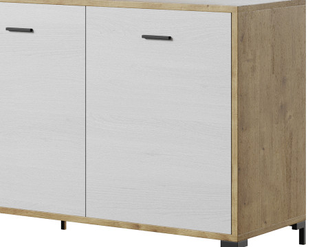 Cleveland 1 Wood Cabinet 3D Model