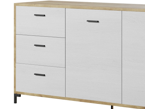 Cleveland 1 Wood Cabinet 3D Model