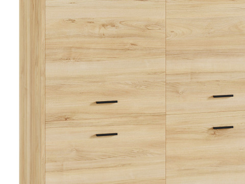 Cleveland-2 Wood White Cabinet 3D Модель