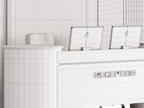 Contemporary Reception 16 3D Model