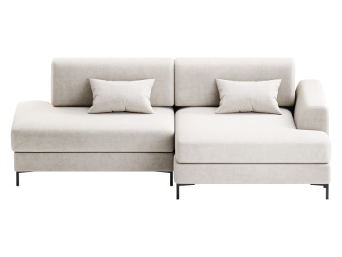 Corner sofa Edwin Velvet Terra Modelo 3D