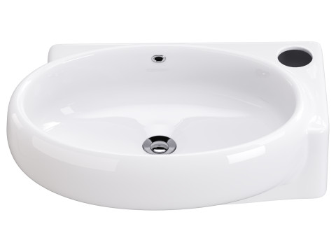 Corner Wall Mount Bathroom Model 3D
