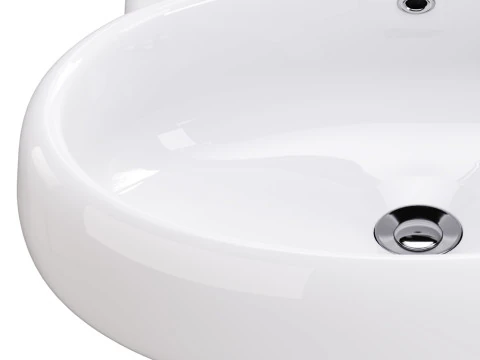 Corner Wall Mount Bathroom 3D Model