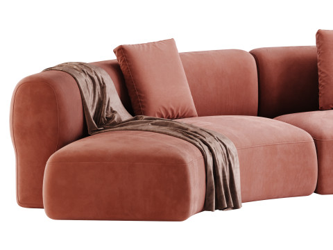 COSY CURVE SOFA 3D Модель